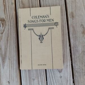 Coleman's Songs For Men Church Hymnal Gospel Hymns Piano Music